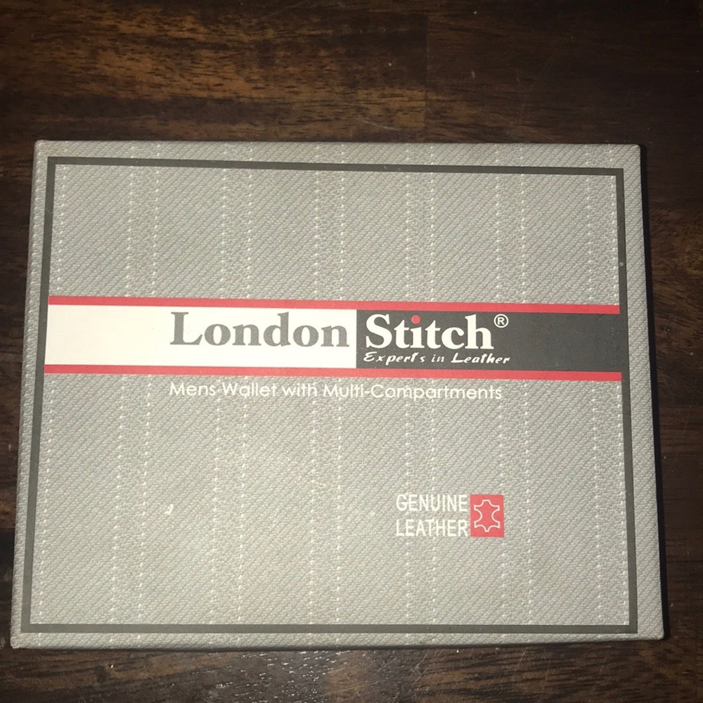London Stitch Authentic Leather Wallet